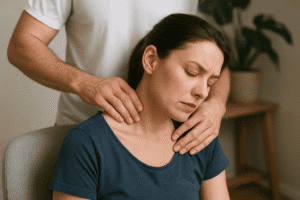 Como dar masaje para dolor de cabeza