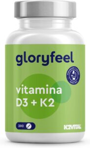 Vitamina D3 k2 Gloryfeel